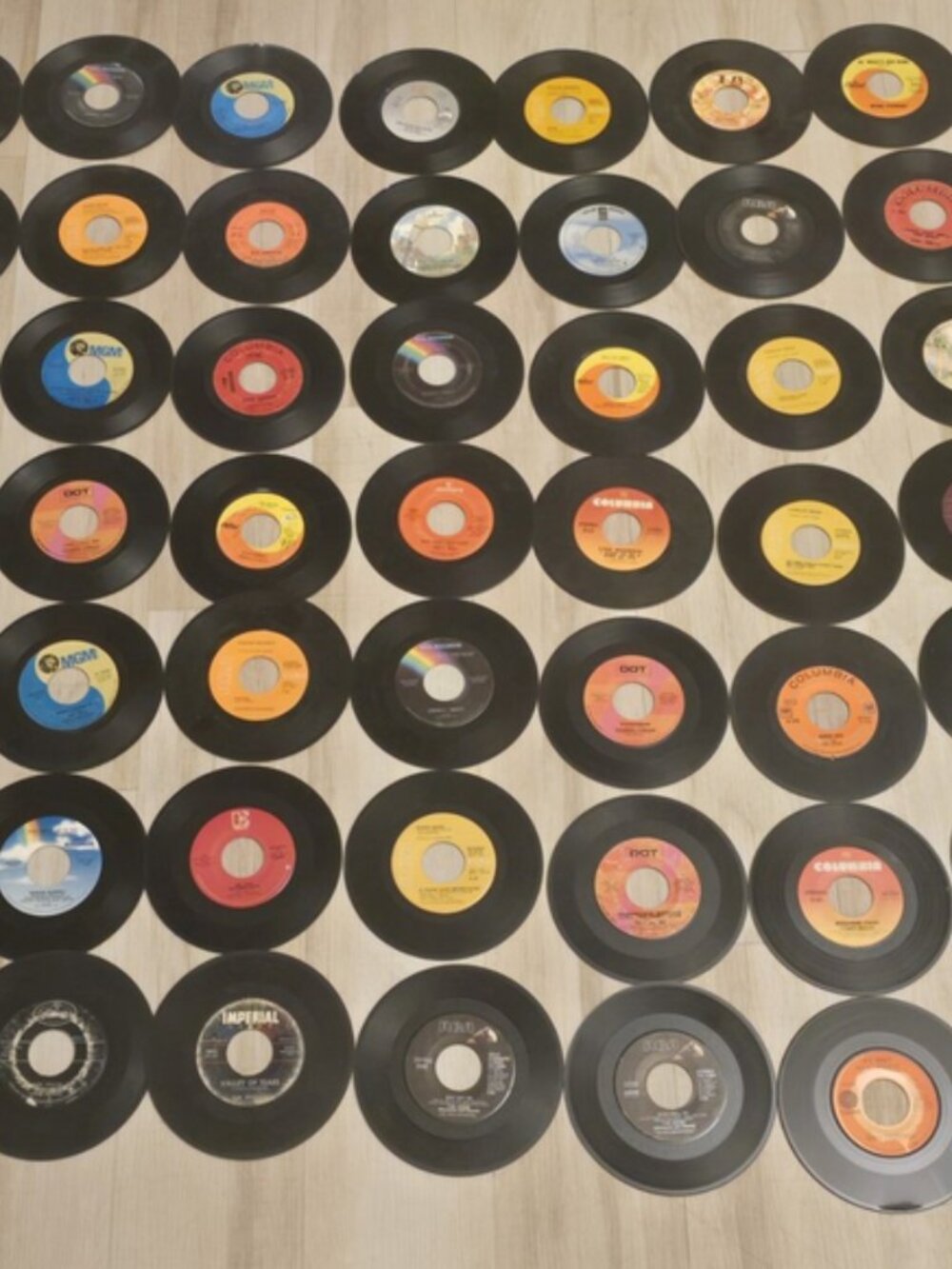 Lot of 105 1960s 1970s 1980s Country and Folk Music 45 RPM Vinyl Record Singles